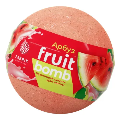 Fabrik Cosmetology Шарик бурлящий д/ ванны Mono Fruit Bomb Арбуз 120 г