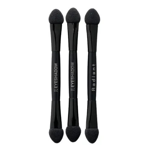 RADIANT SET 3 PCS SPONGE EYESHADOW APPLICATORS 211 IN BOX Набор аппликаторов для теней (3 шт.)