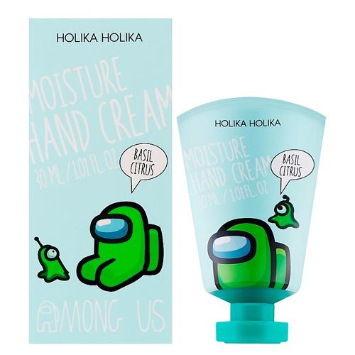 Holika Holik Among Us Moisture Hand Cream Basil Citrus Увлажняющий крем для рук с базиликом и цитрусом 30 мл