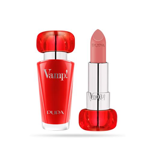 Pupa Губная помада VAMP! тон 102 Розовый нюд