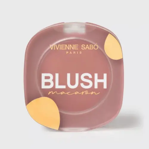 Vivienne Sabo Матовые румяна для лица Blush visage mat “Macaron”, тон: 04 4,1 г