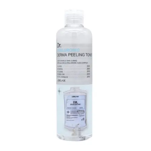 LEBELAGE Пилинг-тонер с гиалуроновой кислотой DR. HYALURONIC DERMA PEELING TONER