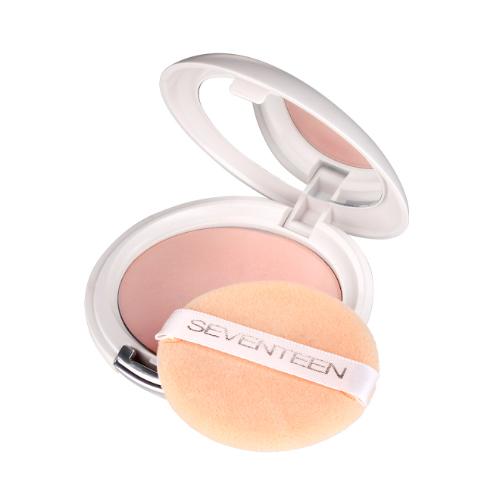 Seventeen Компактная шелковая пудра д/лица Natural Silky Compact Powder 04 Бежевая роза