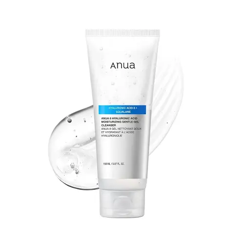 ANUA 8 HYALURONIC ACID MOISTURIZING GENTLE GEL CLEANSER Увлажняющий гель для умывания с 8 видами гиалуроновой кислоты 150ml