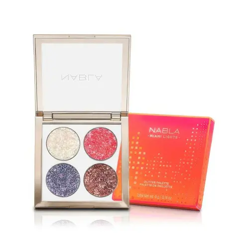 Nabla Miami Lights Glitter Palette Палитра теней для век «Cutie» 8г