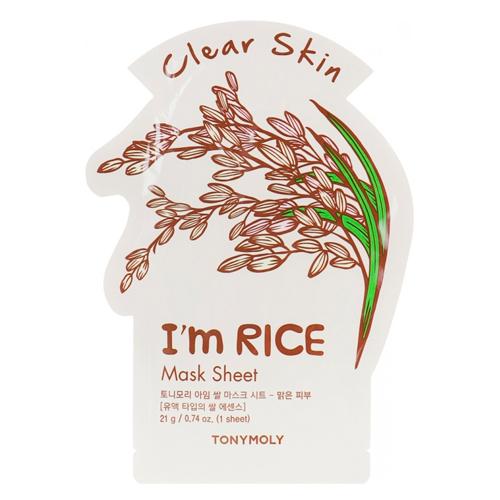 Tony Moly Маска для лица I'M RICE MASK SHEET - BRIGHTENING