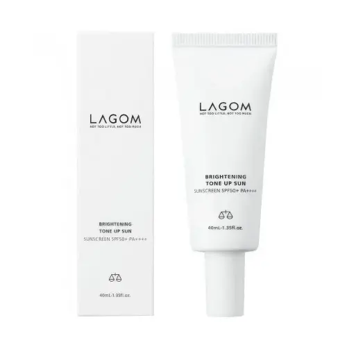 LAGOM BRIGHTENING TONE UP SUN  (SPF 50+, PA++++) Осветляющий солнцезащитный крем 40mL