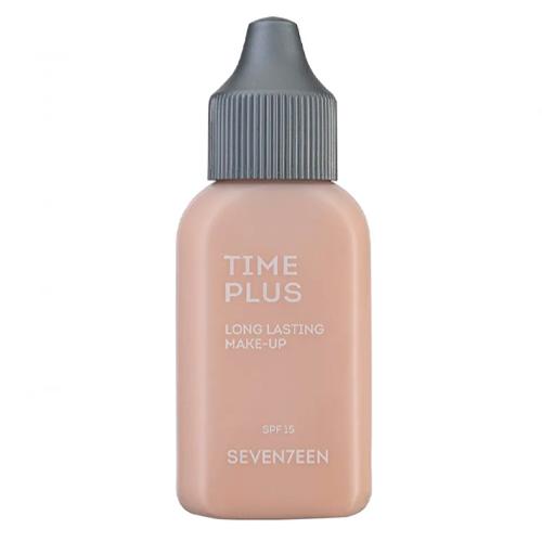 Seventeen Тональный крем длительного действия т.2 TIME PLUS LONGLASTING MAKE UP Светло-бежевый