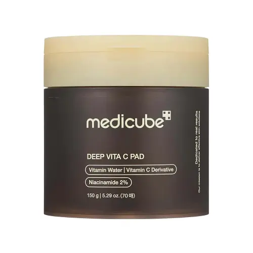 Medicube 2024 DEEP VITA C PAD Многофункциональные тонизирующие пэды 70 шт