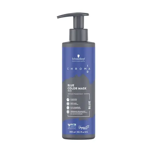CHROMA ID Bonding color mask Интенсивная тонирующая бондинг-маска для волос оттенок Blue 300мл