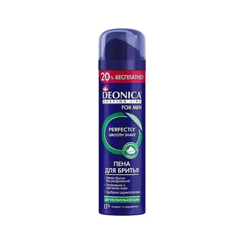 DEONICA FOR MEN Пена для бритья Для чувствительной кожи,240 мл.