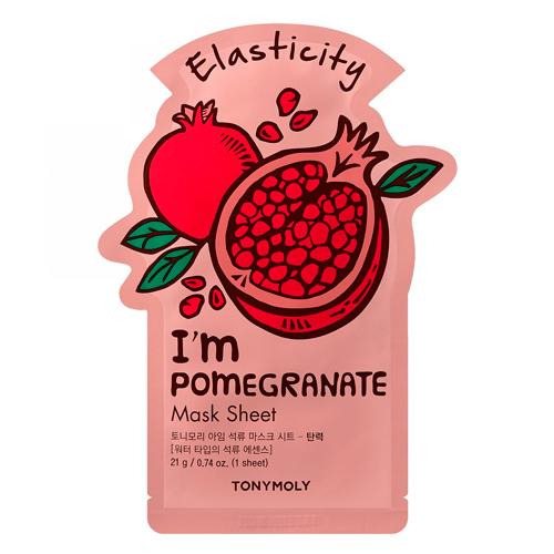 Tony Moly Маска для лица I'M POMEGRANATE MASK SHEET - ELASTICITY