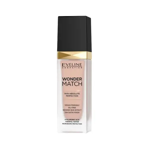 Eveline АДАПТИРУЮЩАЯСЯ ТОНАЛЬНАЯ ОСНОВА - 25 LIGHT BEIGE WONDER MATCH, 30мл