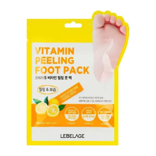 LEBELAGE Пилинг-носочки с витамином VITAMIN PEELING FOOT PACK