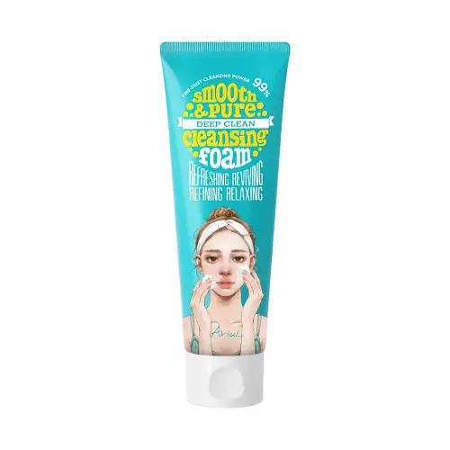 ARIUL ПЕНКА ДЛЯ УМЫВАНИЯ SMOOTHE/PURE DEEP CLEAN CLEANSING FOAM 120ML