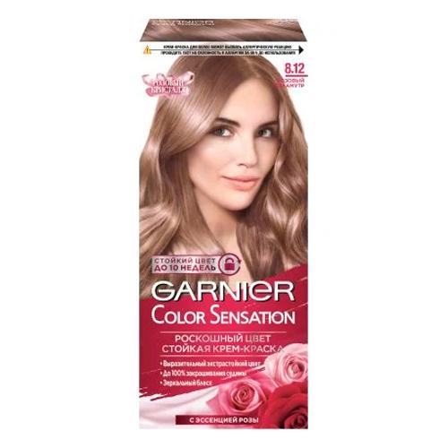 Garnier Стойкая крем-краска для волос Color Sensation тон 8.12 Розовый перламутр