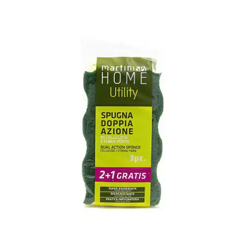 Martini SPA WAVE CELLULOSE SPONGE 4 COLORS / Волнистая целлюлозная губка 4 цвета для умыванич