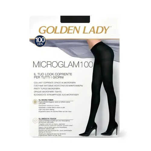 Колготки жен. GLD 24XXA GLd Micro Glam 100 Nero 2