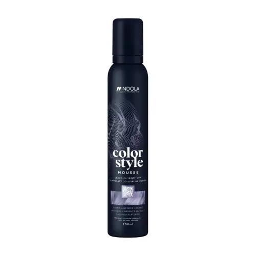 INDOLA Color Style Mousse Silver Lavender Оттеночный мусс для укладки волос Серебряная Лаванда 200мл
