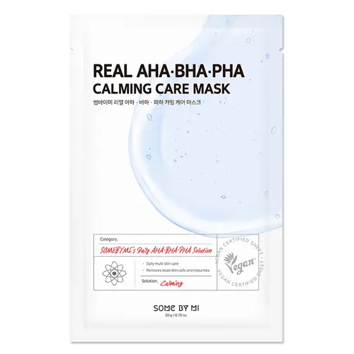 SOME BY MI REAL AHA-BHA-PHA CALMING CARE MASK 20g