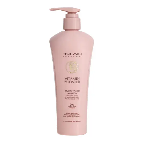 T-LAB PROFESSIONAL, VITAMIN BOOSTER, восстанавливающий витаминный шампунь, 300 мл