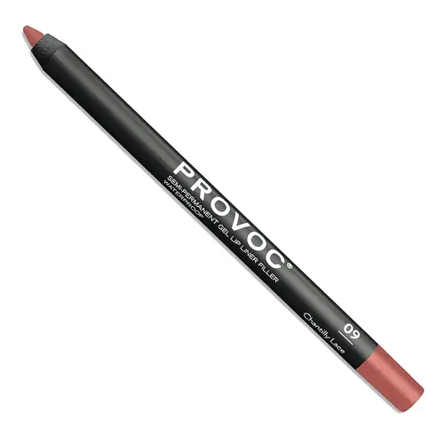 PROVOC Semi-Permanent Gel Lip Liner Filler WP 09 Chantilly Lace Гелевая подводка в карандаше для губ LPL09