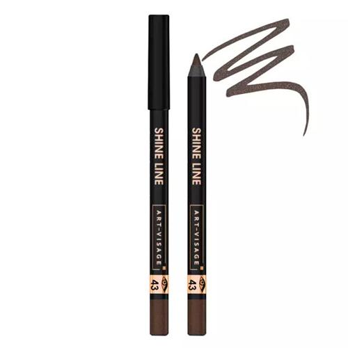 Art Visage Карандаш для глаз устойч водостойкий SHINE LINE 43 макадамия