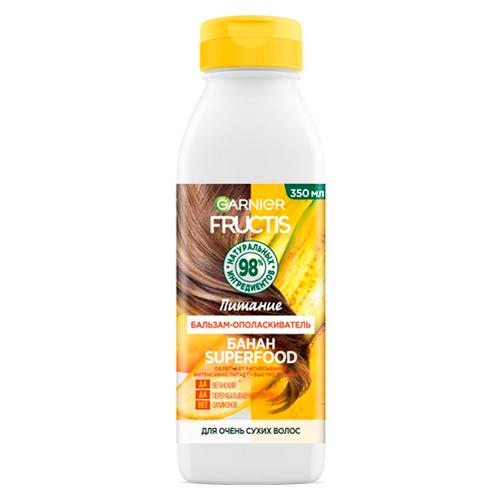 Fructis бальзам-ополаскиватель Банан Superfood Питание д очень сухих волос 350мл