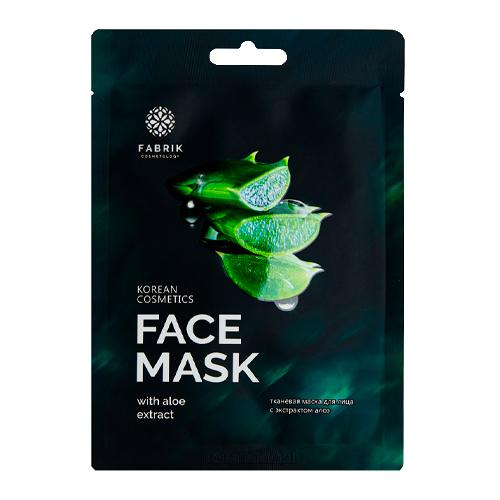 Fabrik Cosmetology Маска FK д/лица тканевая с экстрактом алоэ