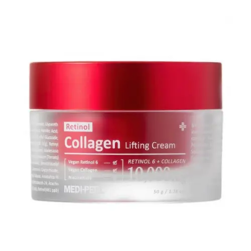 Medi-Peel RETINOL COLLAGEN LIFTING CREAM Двойной лифтинг-крем для лица с ретинолом и коллагеном MEDI-PEEL Retinol Collagen Lifting Cream, 50г