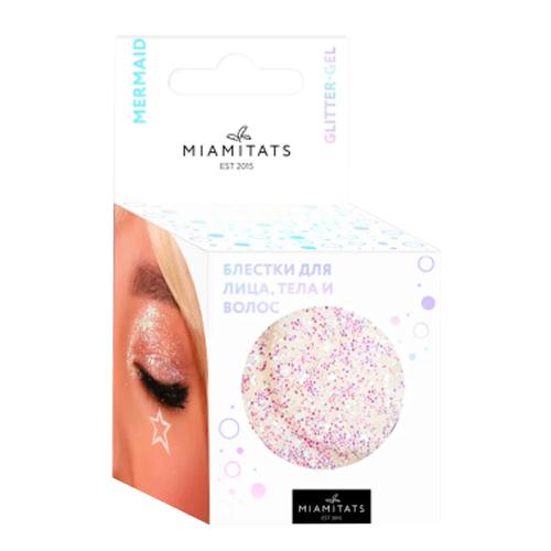 Miami Tattoos Глиттер-гель для лица, тела и волос  MIAMITATS Mermaid