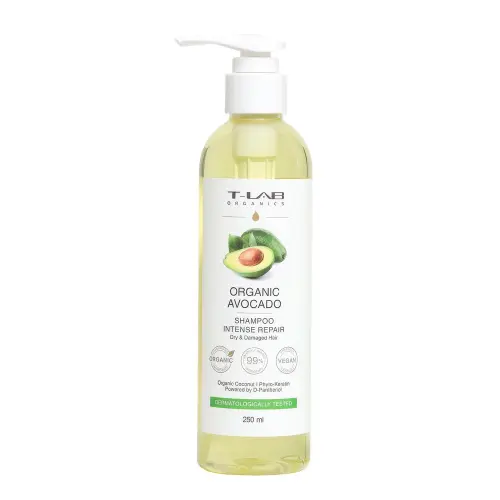 Шампунь T-Lab Organics Organic Avocado Shampoo для сухих и поврежденных волос 250 мл