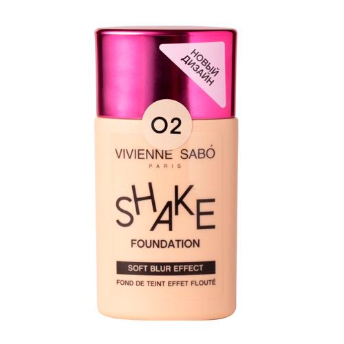 Vivienne Sabo Тональный крем с натуральным блюр эффектом Fond de teint effet floute Shakefoundationтон 02