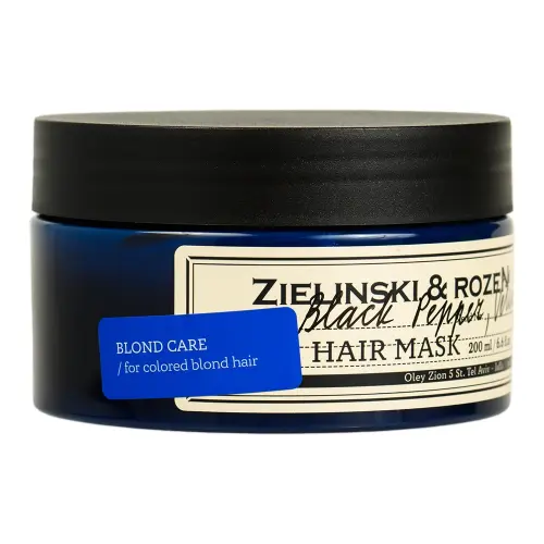Zielinski & Rozen Och rangga bo'yalgan sochlar uchun niqob Qora qalampir, Vetiver, Neroli, Ambra 200 ml