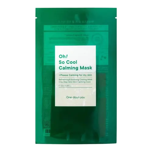 ONE DAYS YOU OH! SO COOL CALMING MASK Успокаивающая маска для лица 25 мл