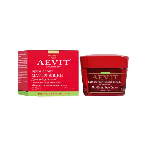 AEVIT BY LIBREDERM крем для лица матирующий дневной 50 мл