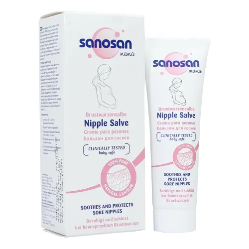 Бальзам для сосков Sanosan, 30 мл Mama Nipple Salve 30ml