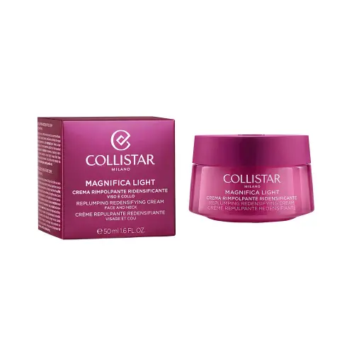 COLLISTAR MAGNIFICA LIGHT REPLUMPING REDENSIFYNG CREAM FACE AND NECK Лёгкий уплотняющий крем для лица и шеи 50 ml