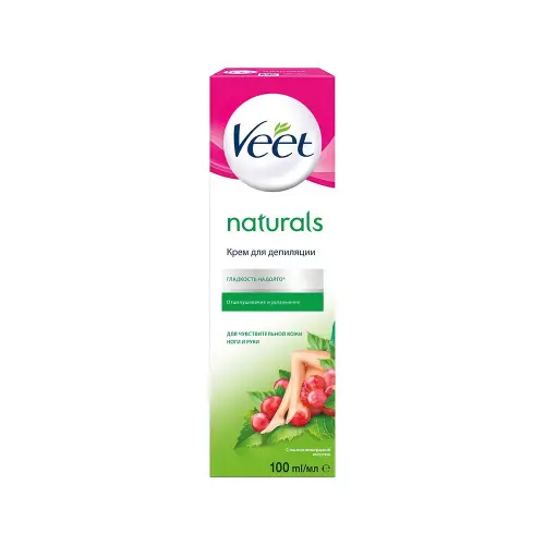 VEET Крем для депиляции с маслом виноградной косточки серии Naturals 100мл