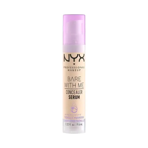 NYX PM Ухаживающая сыворотка-консилер для лица и тела BARE WITH ME, оттенок 01, BEIGE, 9.6 мл