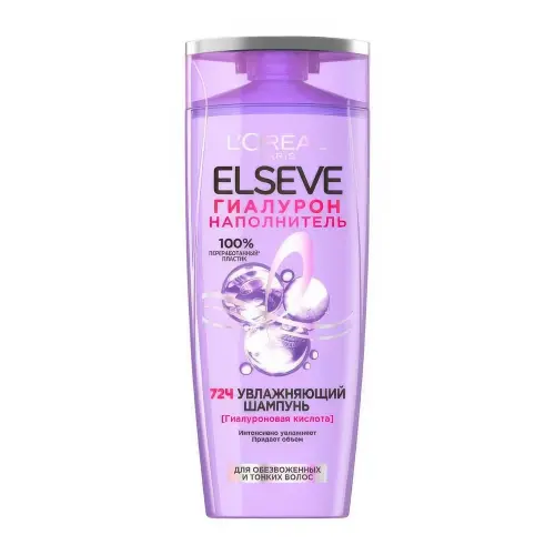 L'oreal Elseve Гиалурон Наполнитель Шампунь для обезвоженных и тонких волос, 400 мл(new)