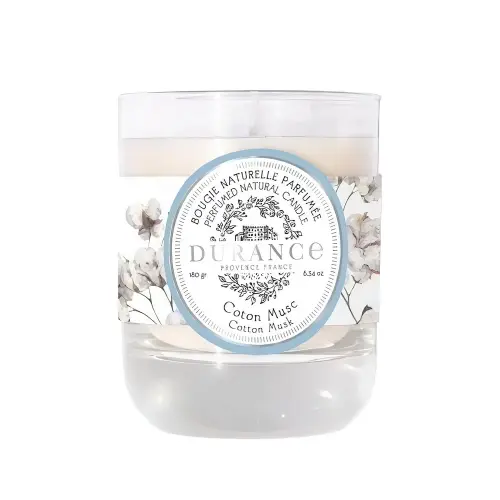 DURANCE СВЕЧИ HANDMADE COTTON MUSK 180ГР