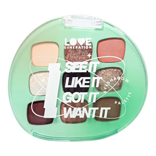 Love Generation Палетка теней для век / Eyeshadow Palette I see it I like it I want it I got it 01