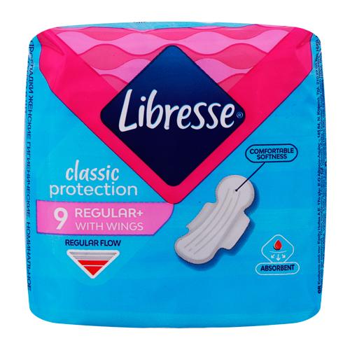 LIBRESSE Ultra Clip Soft Normal женские прокладки 9pc