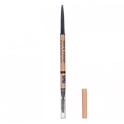 SHU КАРАНДАШ ДЛЯ БРОВЕЙ УЛЬТРАТОНКИЙ BROW MANIA  №222 коричневый