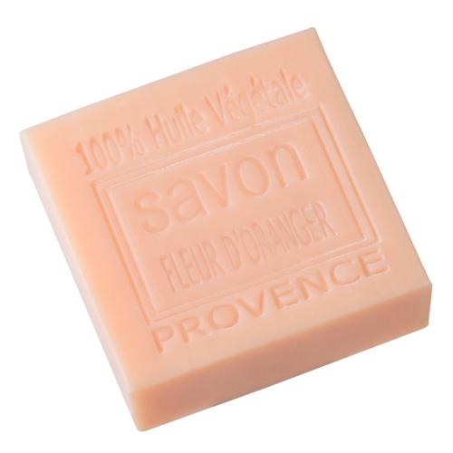 ORANGE BLOSSOM, with sweet almond oil Square 100g Мыло ЦВЕТОК ТИАРЕ с маслом сладкого миндаля