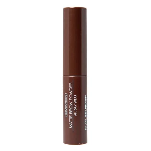 Seventeen Cosmetics Тени-пудра для бровей с матовым эффектом MATTE BROW POWDER ALL DAY WEAR т.03 кр.коричневый