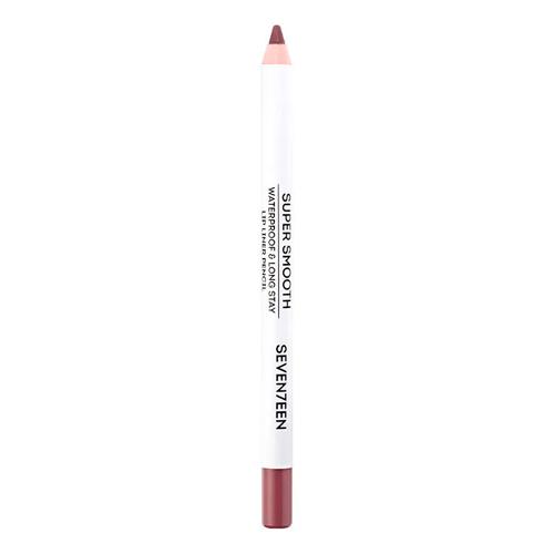 Seventeen Карандаш д/губ т.08 водостойкий с витамином Е Super Smooth W/P Lip Liner Клюква