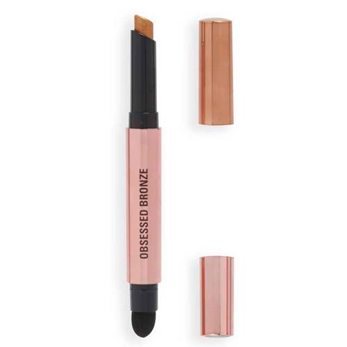 REVOLUTION ТЕНИ ДЛЯ ГЛАЗ В СТИКЕ LUSTRE WAND  Obsessed Bronze