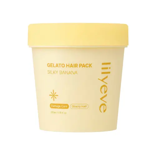 lilyeve GELATO Hair Pack SILKY BANANA Шелковистая маска для волос lilyeve GELATO SILKY BANANA 200 мл